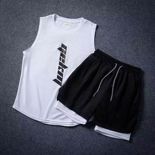 Speed Men's Athletic Shorts and Tank top Workout Clothes 2PCS - www.Shopthatapp.com