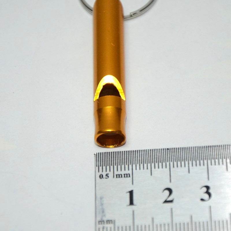 Outdoor Portable And Simple Aluminum Alloy Rescuing Whistle - www.Shopthatapp.com