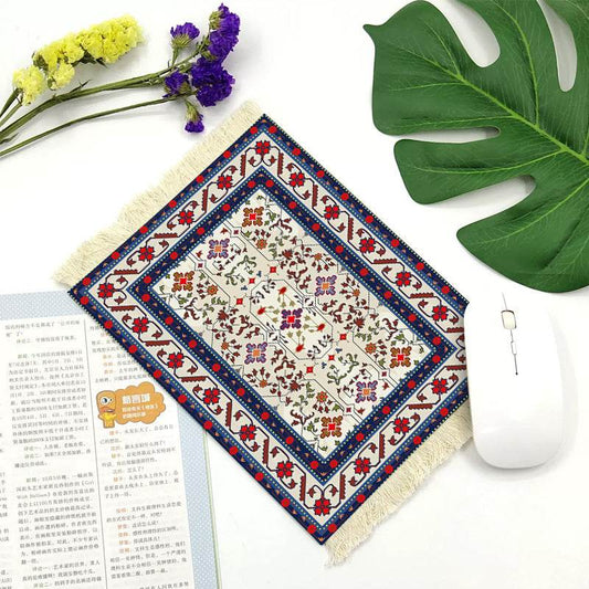 Office mouse pad, Suede fringe mouse pad Hot rubber  Bohemian style - www.Shopthatapp.com