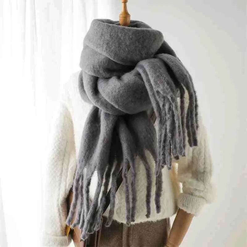 Women's Winter Scarf Cashmere Warm Soft Shawl - www.Shopthatapp.com