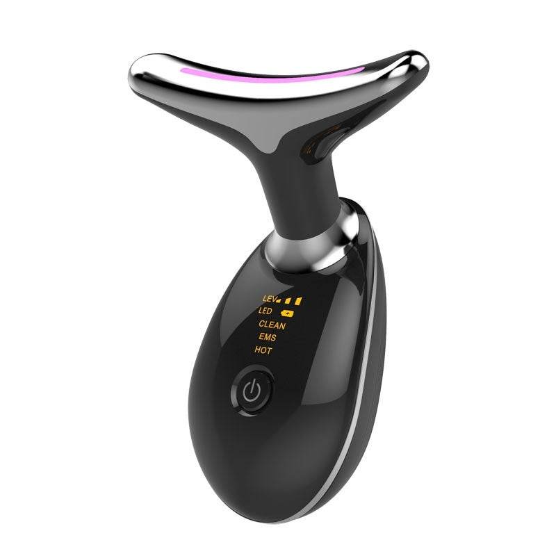 LED neck beauty device - Photon Therapy Neck Beauty Anti Wrinkle Machine EMS Tighten Massager - www.Shopthatapp.com