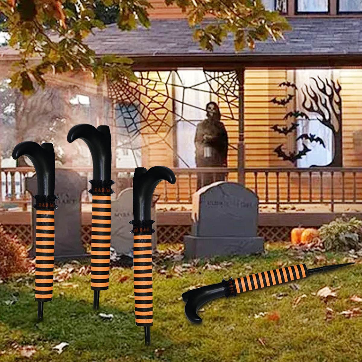 Halloween Decorations Inverted Elf Leg Layout Props - www.Shopthatapp.com
