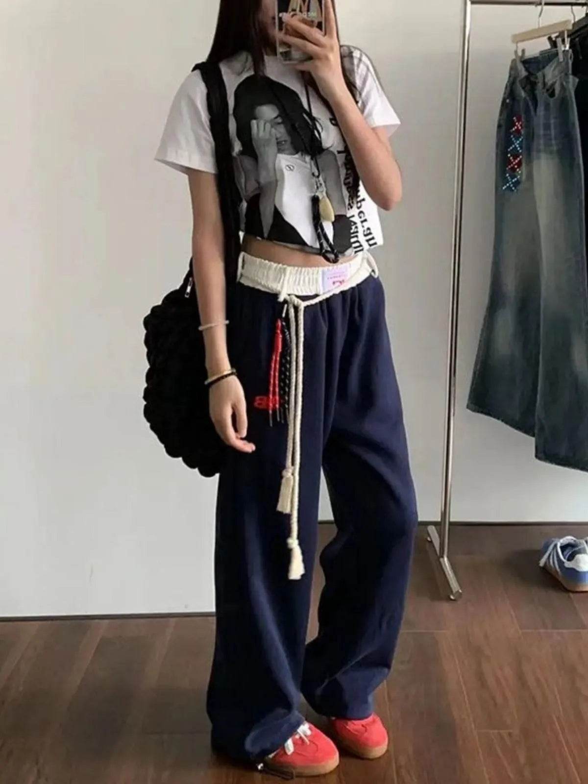 Sweatpant Women – High Waist Japanese & Korean Casual Pants - www.Shopthatapp.com