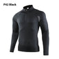 Half Zipper Long Sleeve Workout Top Outdoor Running Quick-drying Gym Shirt - www.Shopthatapp.com