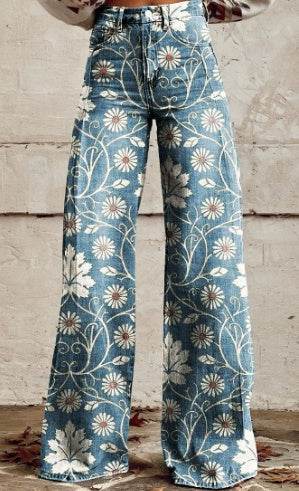 Women's Casual Pants Thin Imitation Jeans - www.Shopthatapp.com