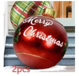 Christmas Ornament Holly Ball Outdoor Tree Decoration Christmas Balls for Yards - www.Shopthatapp.com