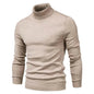 Men's Plain Slim Pullover Polo Sweatshirt Turtleneck Sweater Winter Casual Tops Men - www.Shopthatapp.com