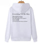 Everything Will Be Okay Loose Casual Men's And Women's Korean Version Loose Round Neck Top - www.Shopthatapp.com