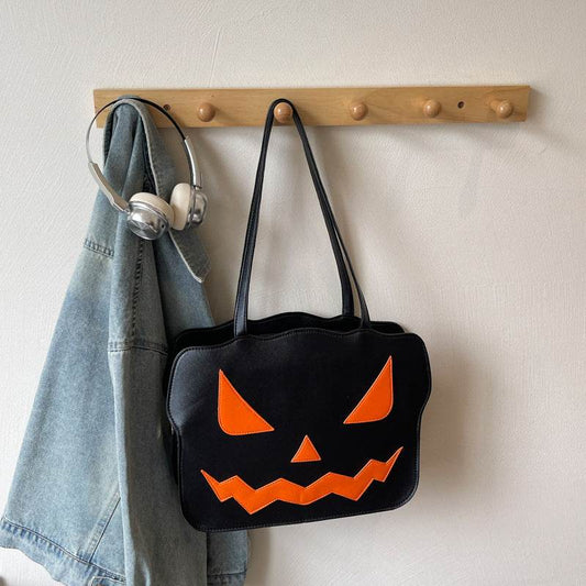 Women's Fashion Halloween Pumpkin Shoulder Messenger Bag - www.Shopthatapp.com