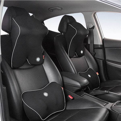 Adjustable Driving back Support Lumbar pillow and Neck support 2pcs - www.Shopthatapp.com