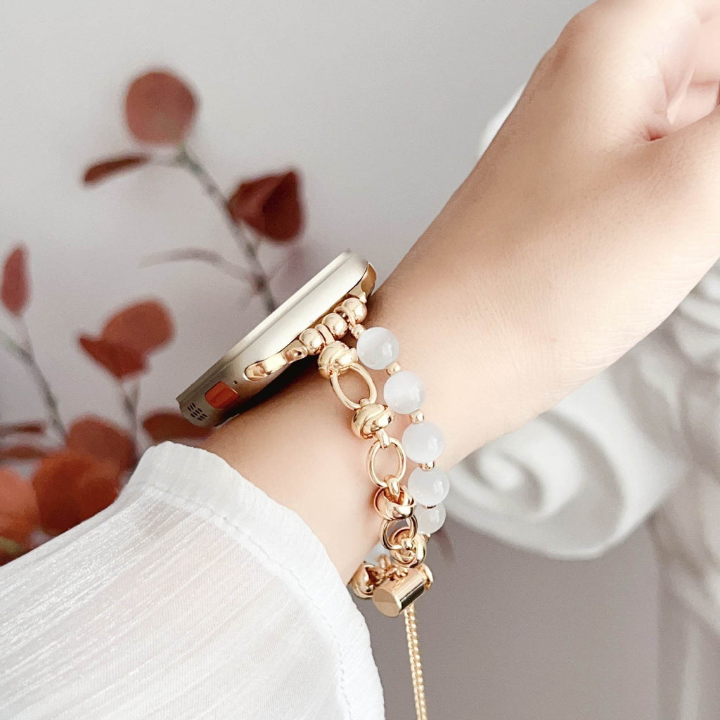 Women Fashion Smart watch Beaded Replacement Watch strap - www.Shopthatapp.com