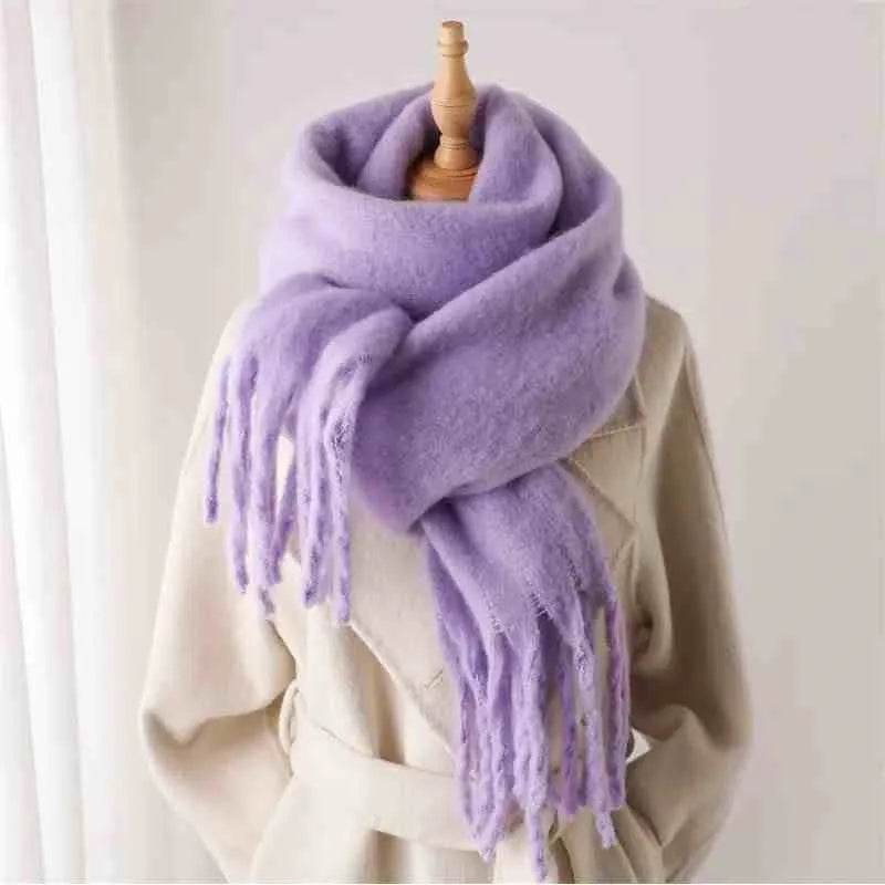 Women's Winter Scarf Cashmere Warm Soft Shawl - www.Shopthatapp.com
