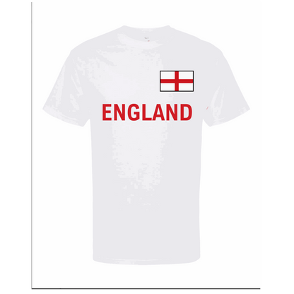 England World Football Fan Tee – White - www.Shopthatapp.com