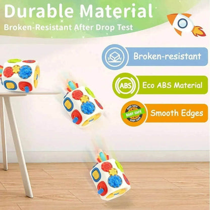 9 In 1 Busy Cube Baby & Toddler Montessori Sensory Toy - www.Shopthatapp.com #