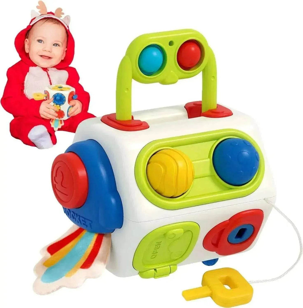 9 In 1 Busy Cube Baby & Toddler Montessori Sensory Toy - www.Shopthatapp.com