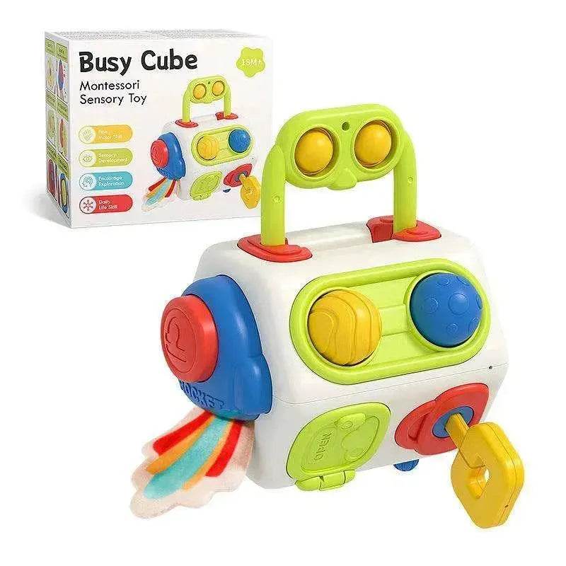 9 In 1 Busy Cube Baby & Toddler Montessori Sensory Toy - www.Shopthatapp.com