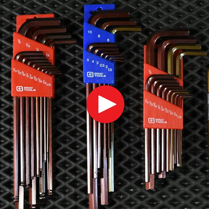 9 Piece SAE Folding Hex Key Set - www.Shopthatapp.com #