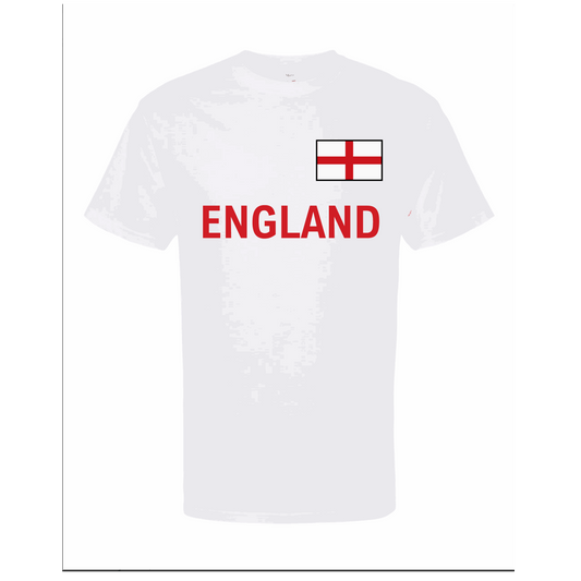 England World Football Fan Tee – White - www.Shopthatapp.com