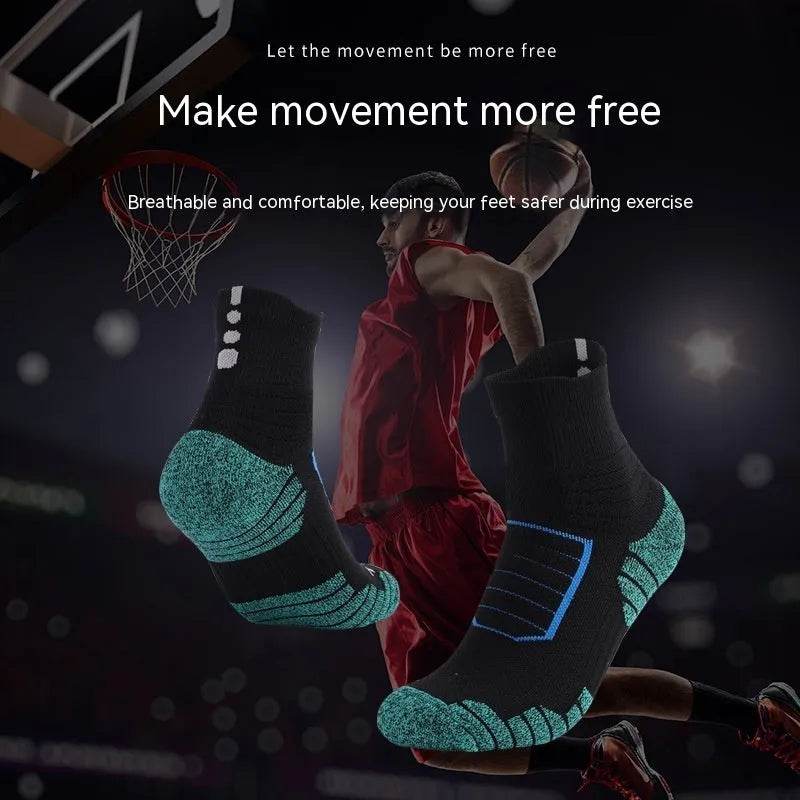 Unisex Thickened absorbing Breathable Knee-high Sports Socks - www.Shopthatapp.com