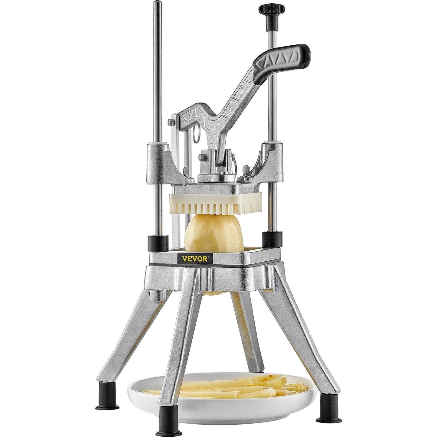 Blade Heavy Duty Professional Food Dicer Kattex French Fry Cutter Onion Slicer Stainless Steel For Tomato Peppers Potato Mushroom - www.Shopthatapp.com