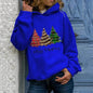 Merry Christmas tree Cashmere hoodie sweater loose top - www.Shopthatapp.com