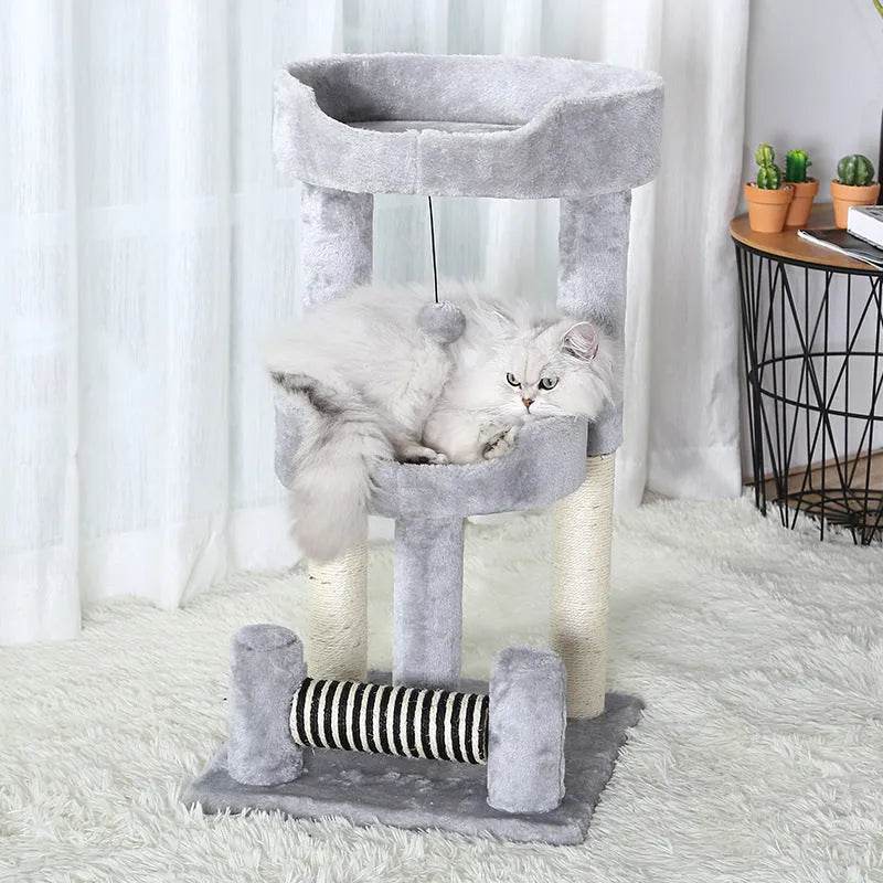 Cat Litter, Cat Tree, All-season General Purpose, Sisal Grinding Claw Toy Cat Supplies - www.Shopthatapp.com