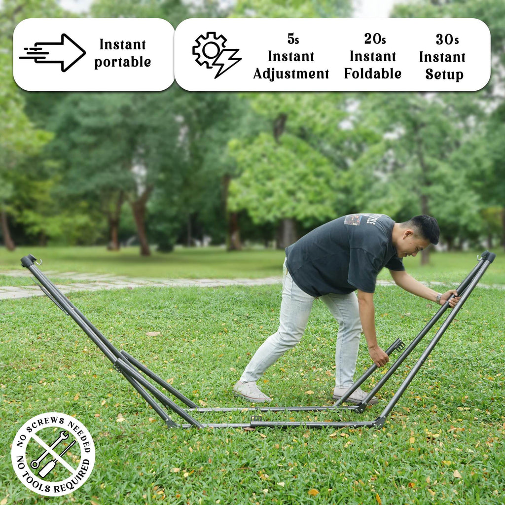 Tranquillo Uniki Collapsible Hammock Stand - www.Shopthatapp.com