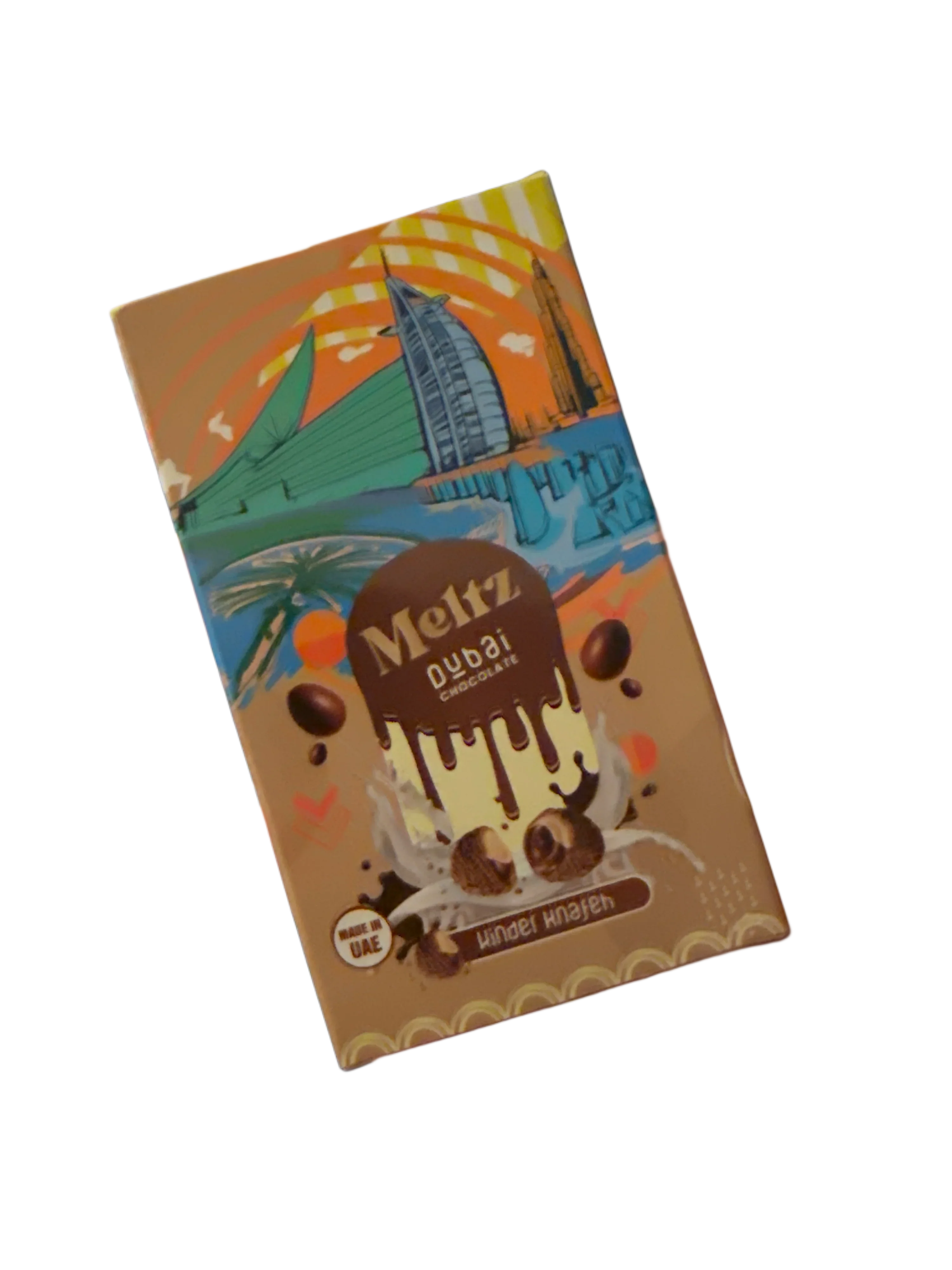 Meltz Dubai Chocolate Kinder Knafeh Flavour 75G - Dubai Edition - www.Shopthatapp.com