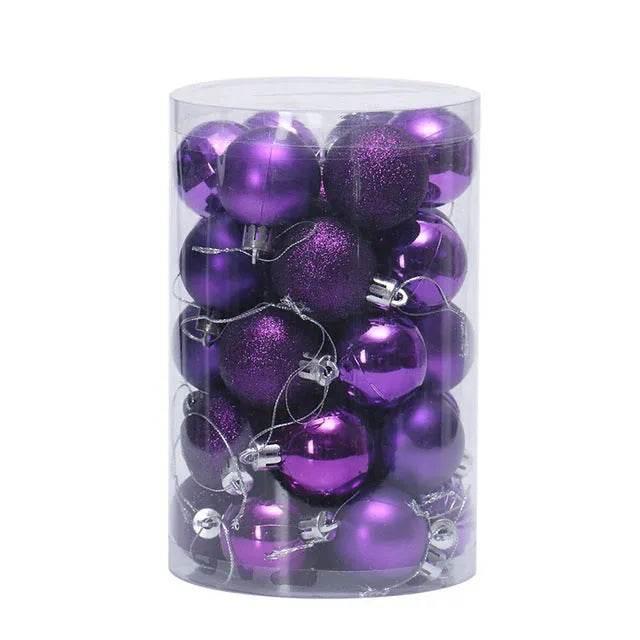 34 Christmas Ball Set 4cm Christmas Ornaments - www.Shopthatapp.com