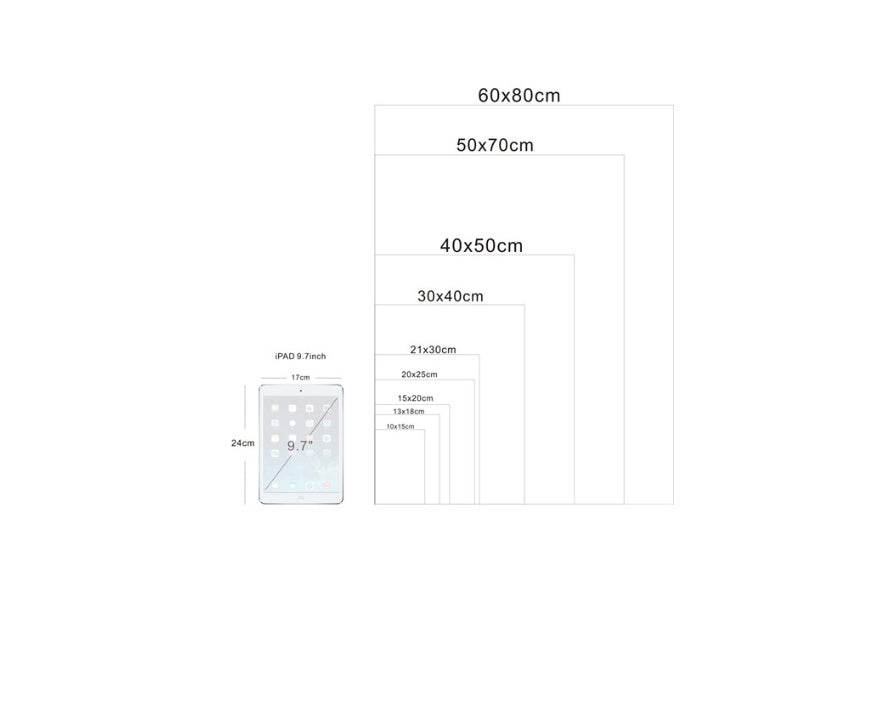 Eid Mubarak Canvas - Unframed - www.Shopthatapp.com