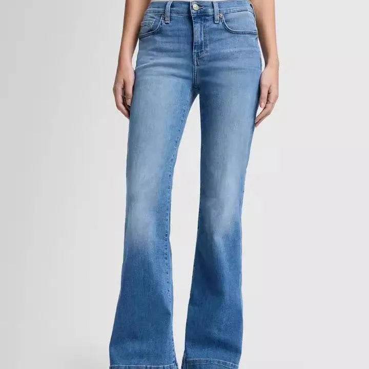 Retro Hip Lifting Stretch Bootcut Jeans Pants women - www.Shopthatapp.com