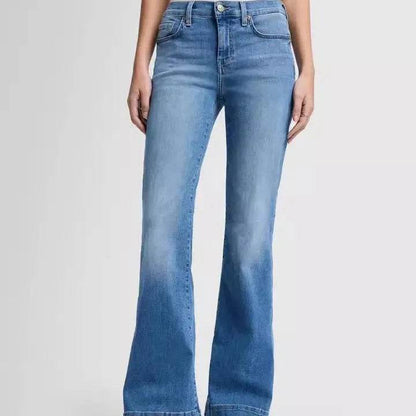 Retro Hip Lifting Stretch Bootcut Jeans Pants women - www.Shopthatapp.com