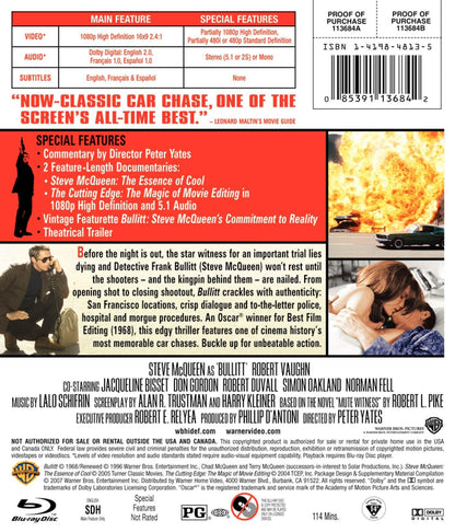 Bullitt [Blu-ray] - www.Shopthatapp.com