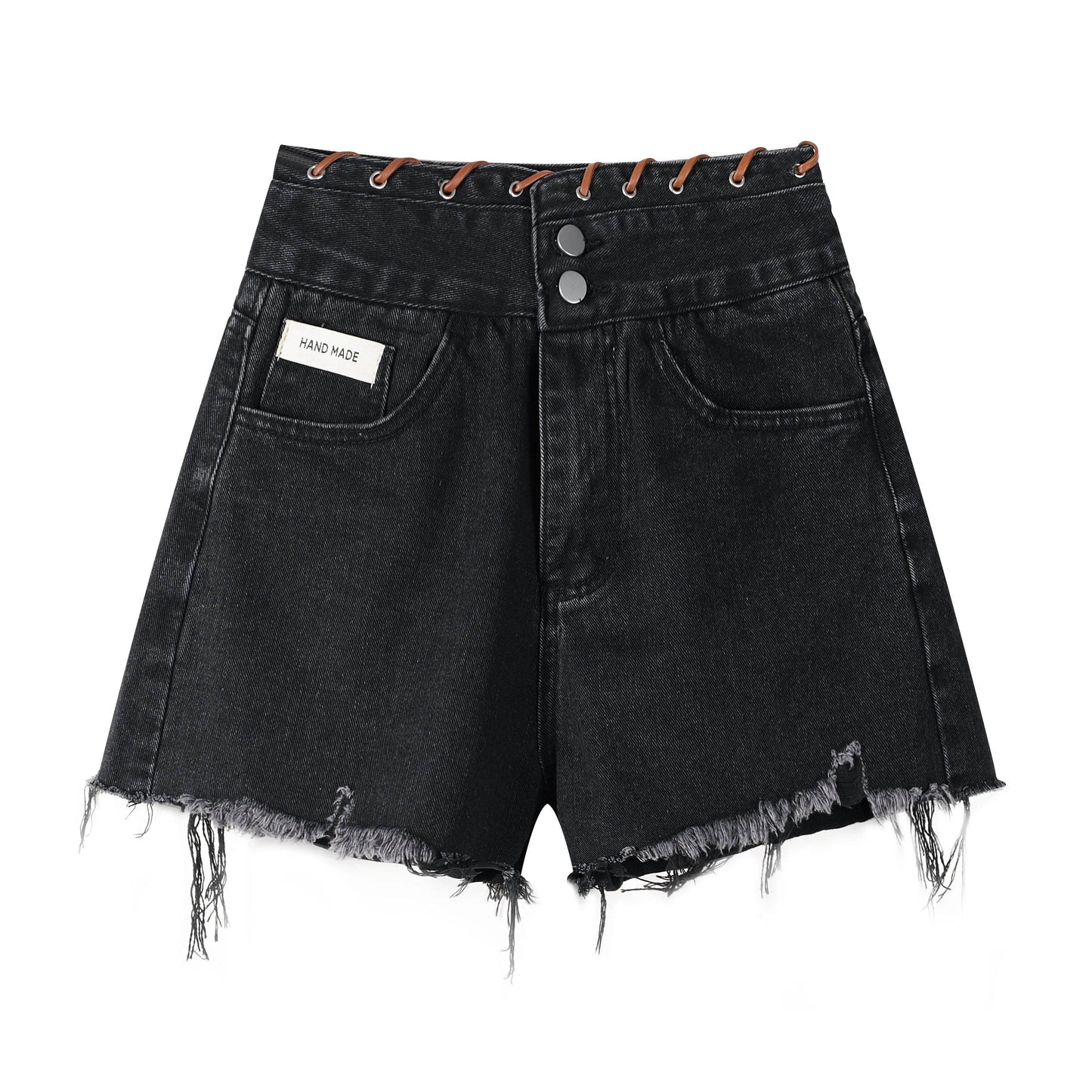 High Waisted Wide Leg Denim Shorts For Women - www.Shopthatapp.com