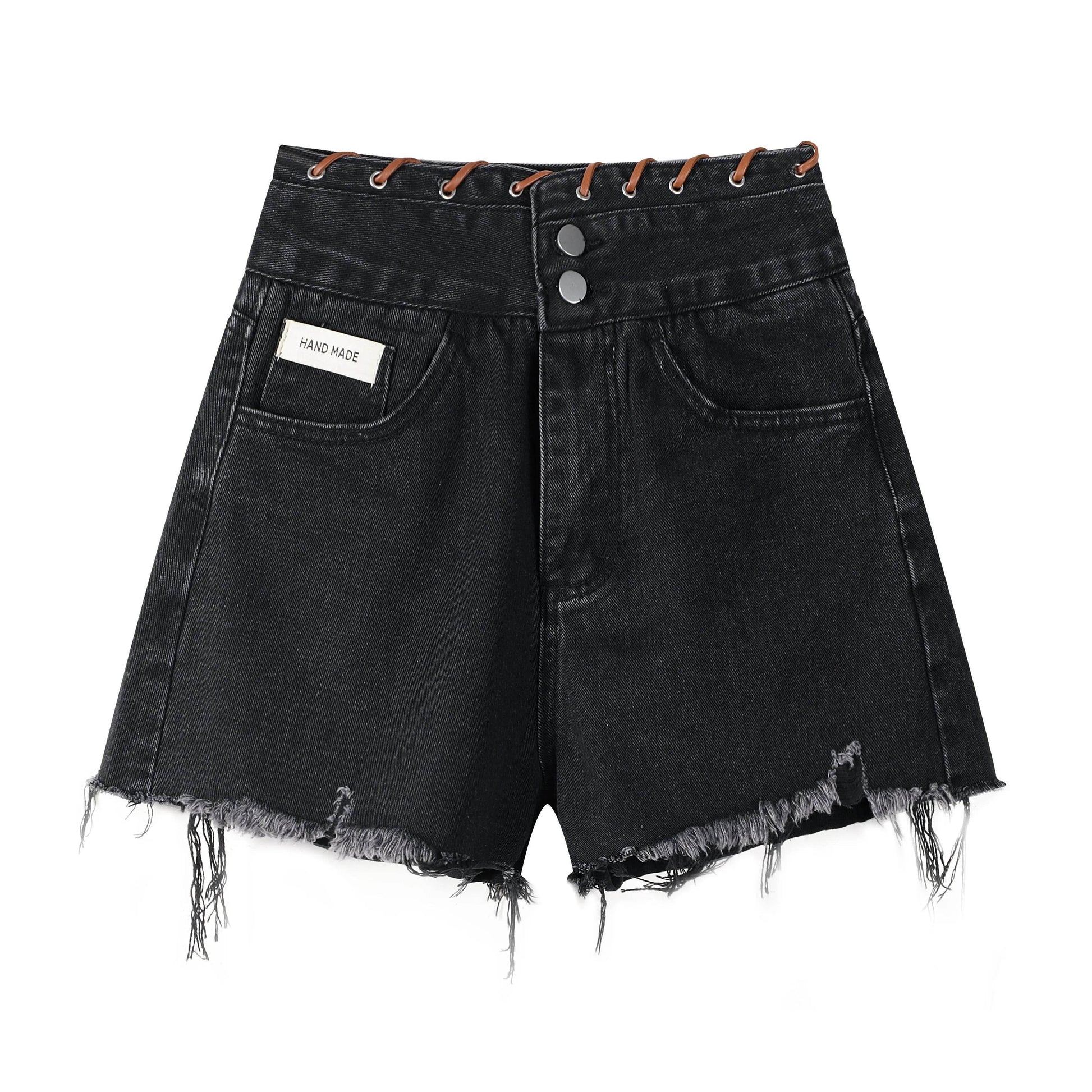 High Waisted Wide Leg Denim Shorts For Women - www.Shopthatapp.com