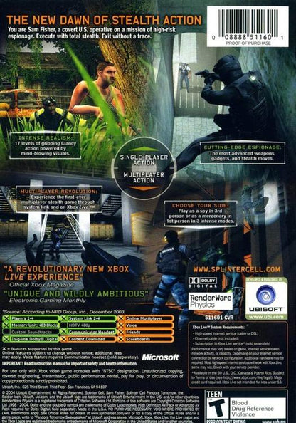 Tom Clancy's Splinter Cell: Pandora Tomorrow (usagé) - www.Shopthatapp.com