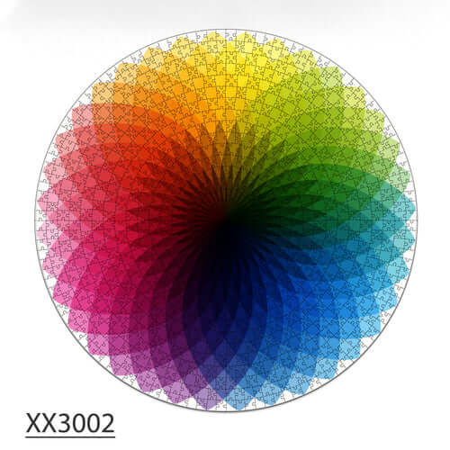 1000-Pc Round RGB Color Palette Puzzle | KidsToyLover - www.Shopthatapp.com