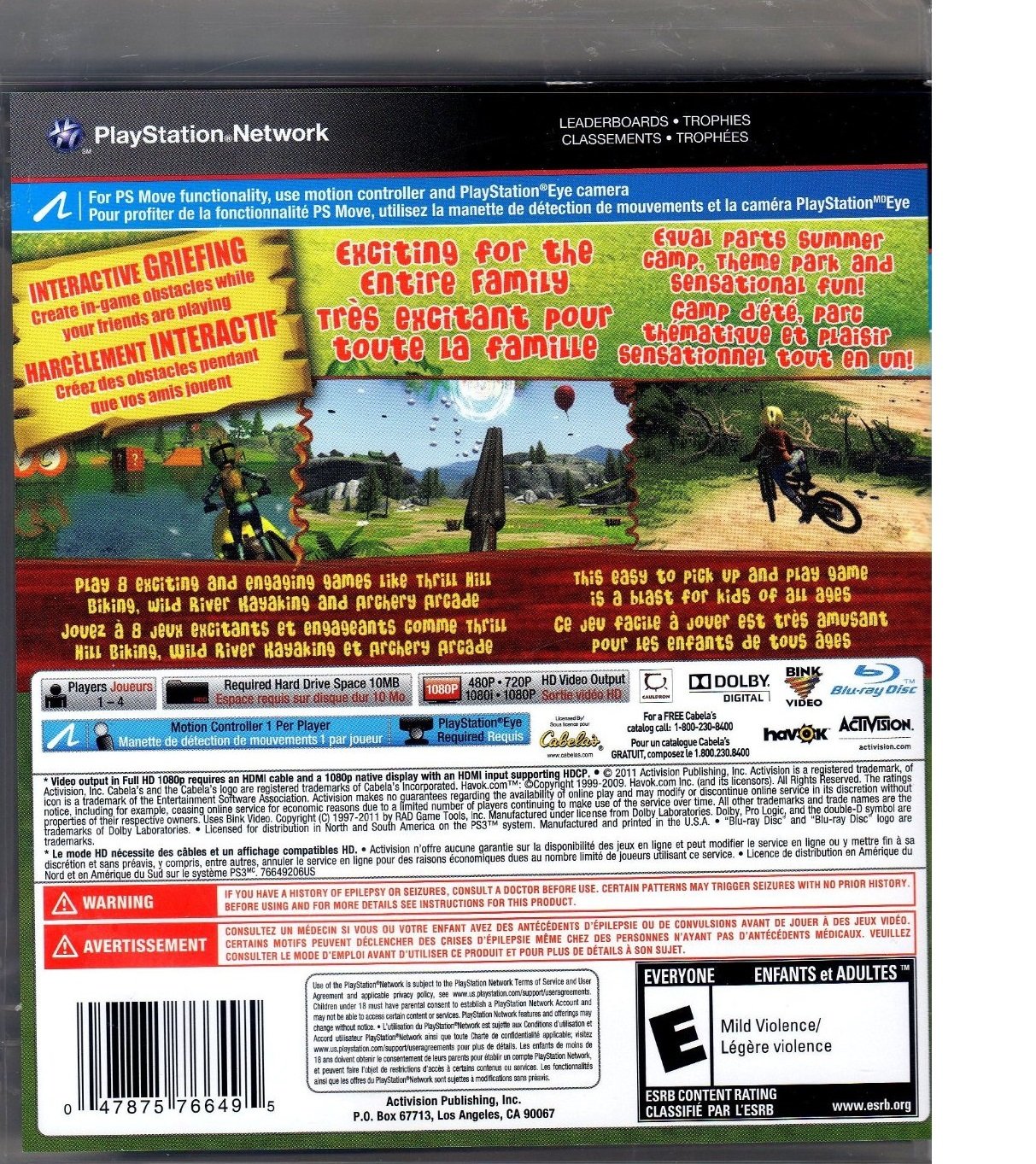 Cabela's Adventure Camp - PlayStation 3 Standard Edition - www.Shopthatapp.com