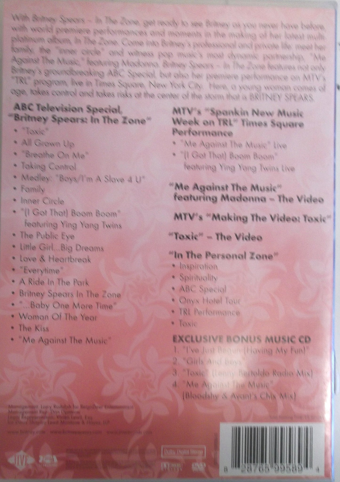 Britney Spears: In The Zone (CD & DVD) - www.Shopthatapp.com