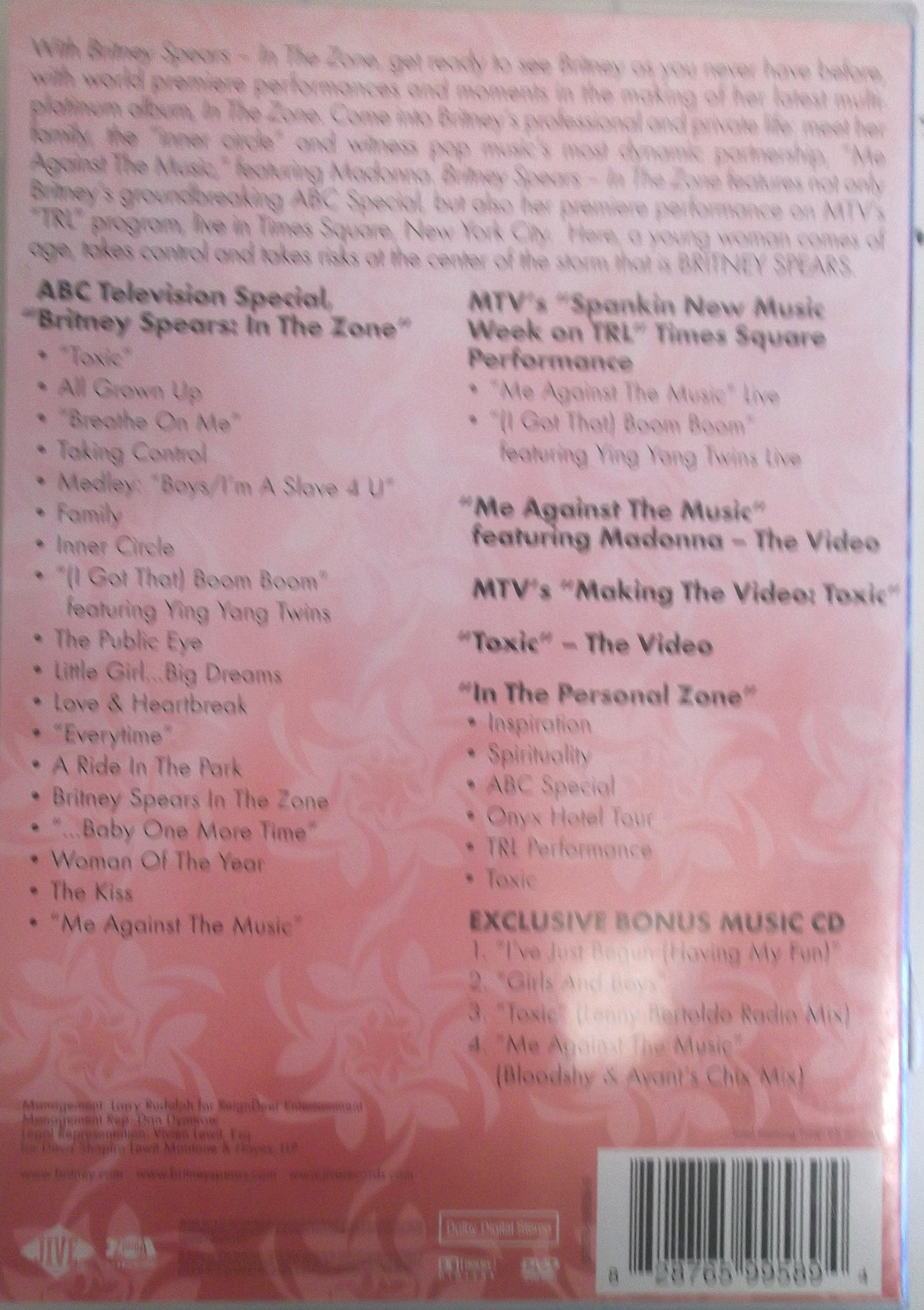 Britney Spears: In The Zone (CD & DVD) - www.Shopthatapp.com