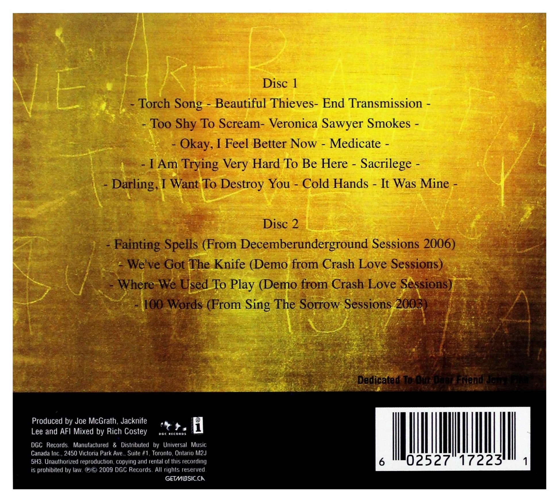 AFI / Crash Love (Dlx Ed) - CD/DVD (Used) - www.Shopthatapp.com