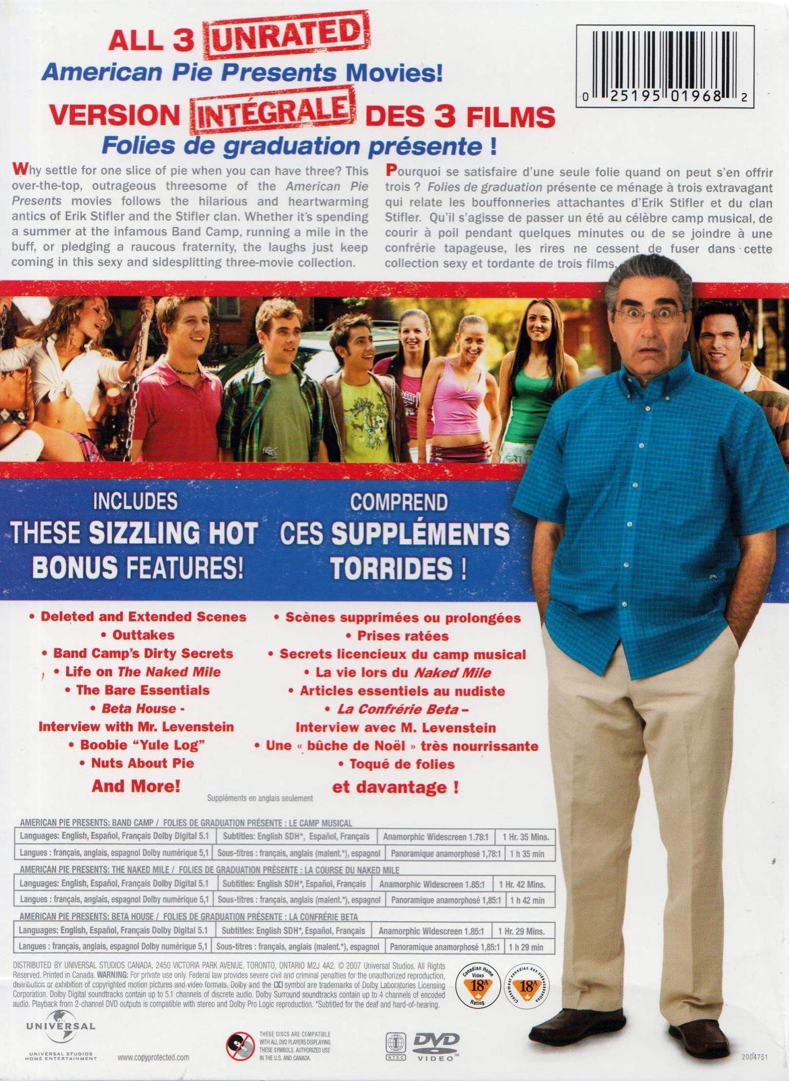 American Pie Presents: The Threesome Pack (Band Camp / The Naked Mile / Beta House) - DVD - www.Shopthatapp.com