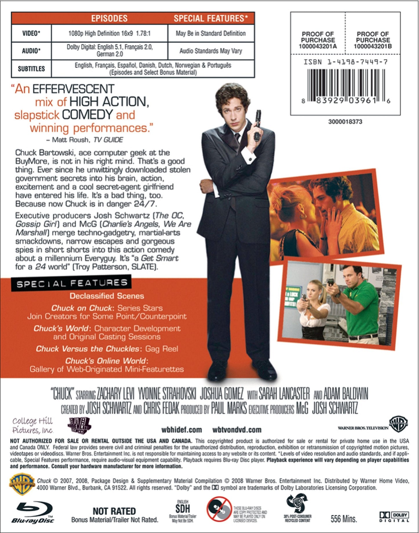Chuck: The Complete First Season [Blu-ray] - www.Shopthatapp.com
