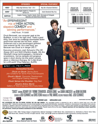 Chuck: The Complete First Season [Blu-ray] - www.Shopthatapp.com