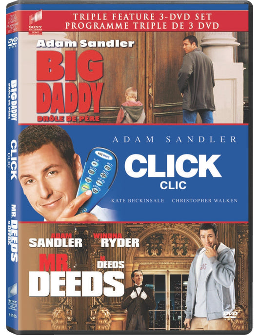 Big Daddy / Click / Mr. Deeds - DVD (Used) - www.Shopthatapp.com