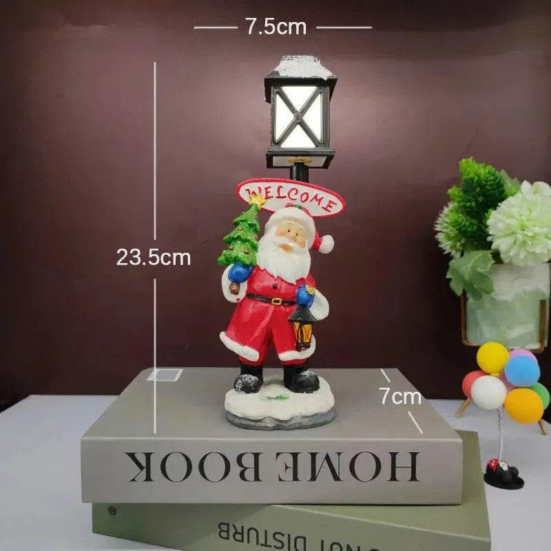 Christmas Gifts Resin Christmas Snowman Night Light Decoration Christmas Gifts Crafts - www.Shopthatapp.com
