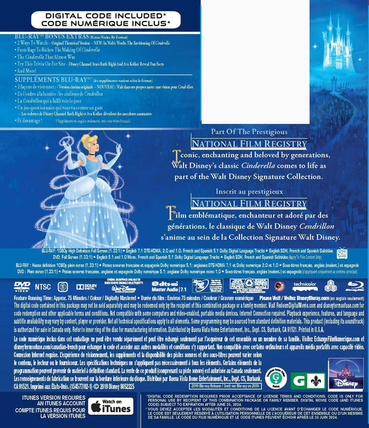 Cinderella [Blu-ray] (Bilingual)