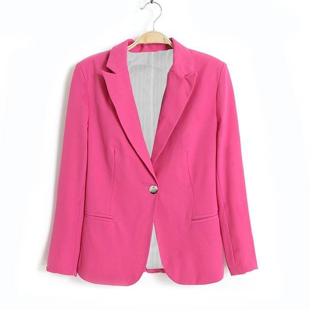 Office Ladies Black Formal Blazer Women Work Suit - www.Shopthatapp.com