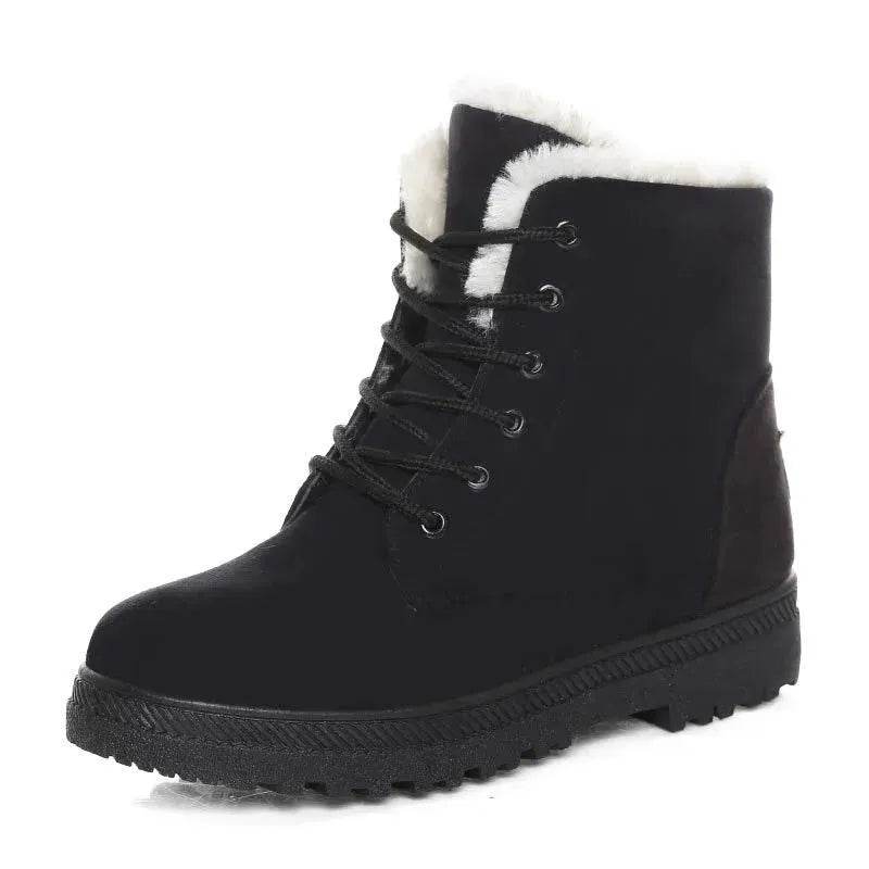 Winter Snow Boots With Warm Plush Ankle Boots For Women Shoes - www.Shopthatapp.com