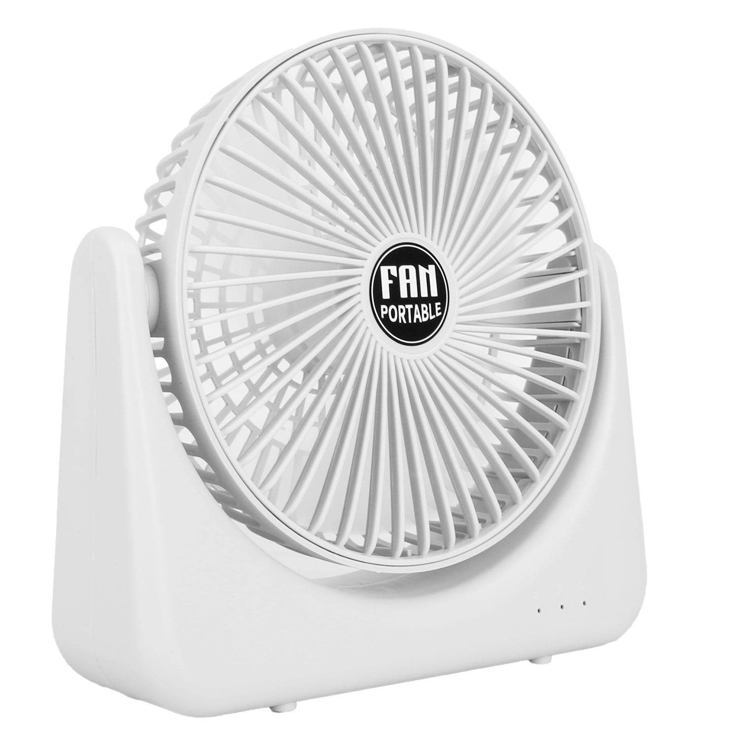 6.5in Desk Fan USB Powered 2 Speeds Table Cooling Fan Tilt Quiet Desktop Fan For Bedroom Office - www.Shopthatapp.com